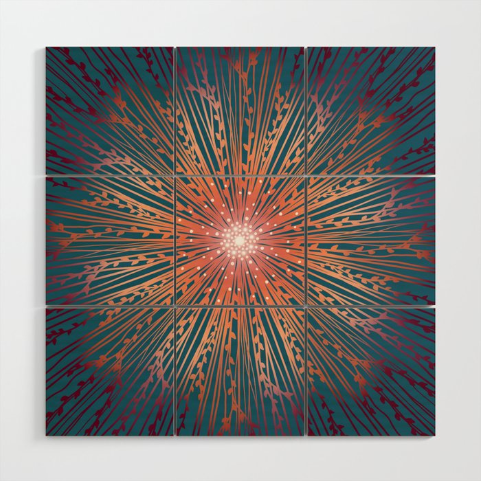 Burst Wood Wall Art