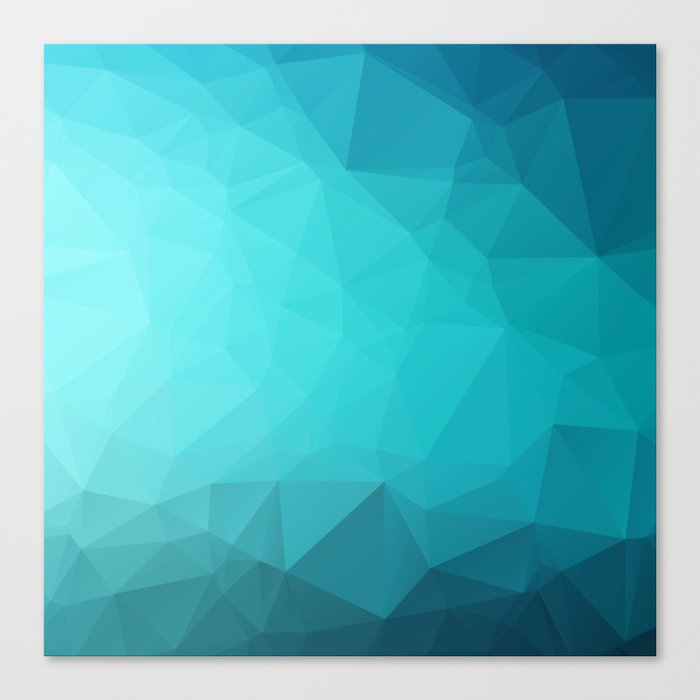 Abstract Colorful Triangles Background Canvas Print By Kars54