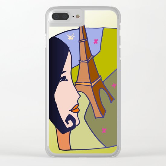 France Clear iPhone Case