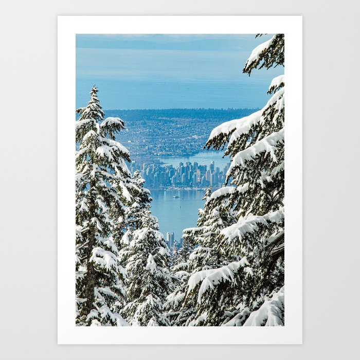 V is for Vancouver Art Print