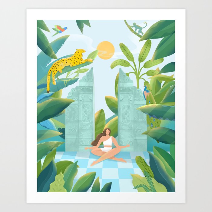 Jungle Zen Art Print
