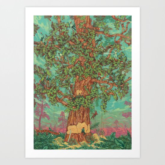 Uprooting the Ancients Art Print