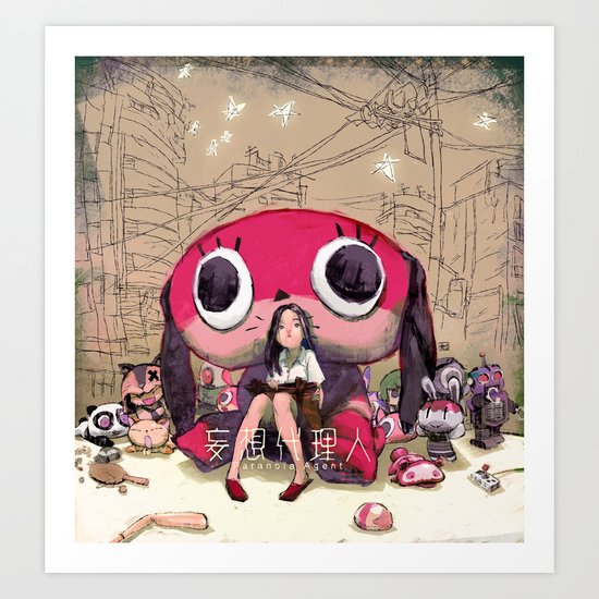 Paranoia Agent Art Print
