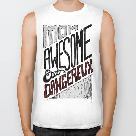 Mon Awesome Est Dangereux. Biker Tank