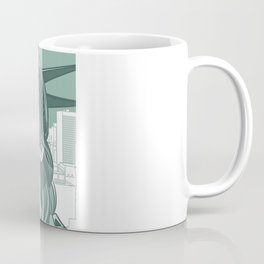 Miss Liberty Coffee Mug | Leonardodavinci, Graphicdesign, Illustration, Renaissance, Freedom, Monalisa, Leonardo, Lagioconda, Monnalisa, Pop Surrealism 