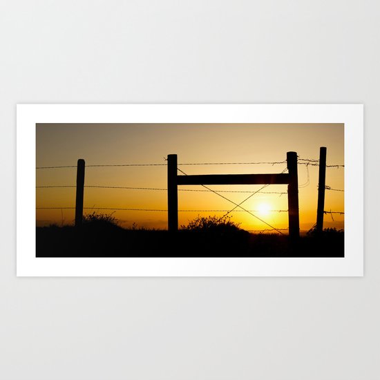 Wyoming Sunset Art Print