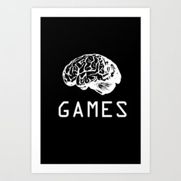 Mind Games Art Print