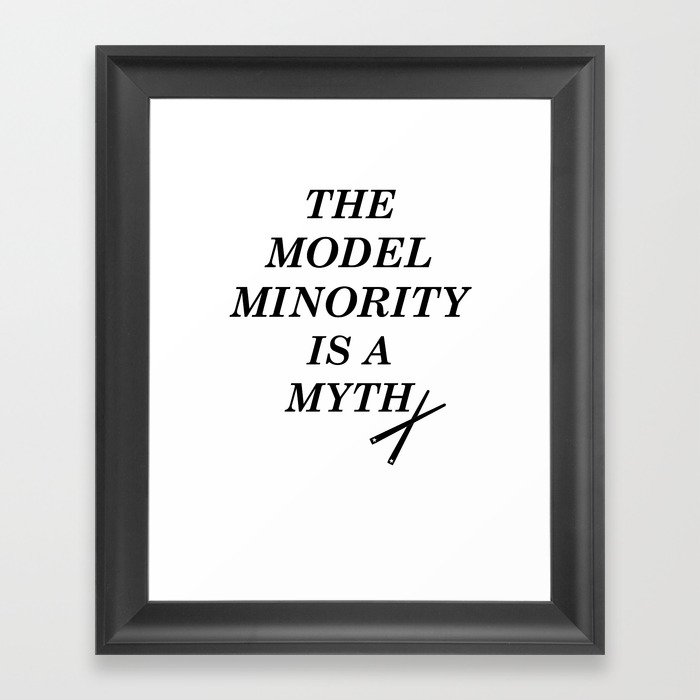 Model Minority Framed Art Print