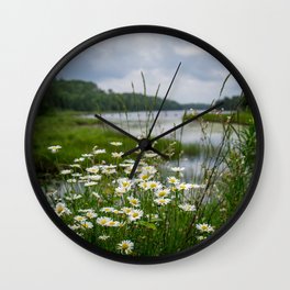 Boundary Waters Wildflowers Wall Clock