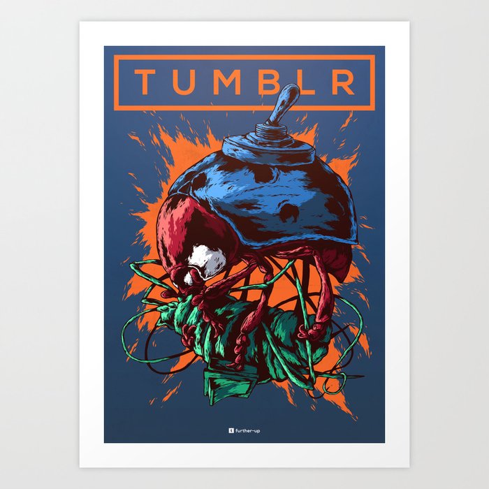 Social Networks / Tumblr Art Print