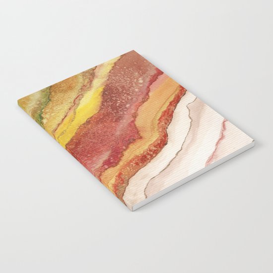 AGATE Inspired Watercolor Abstract 03 Notebook