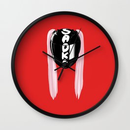Saoko Helmet Bike Wall Clock