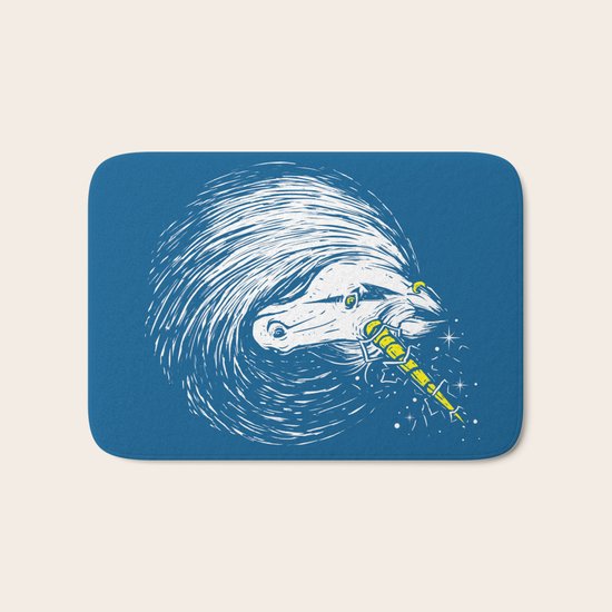 Scar Unicorns Bath Mat