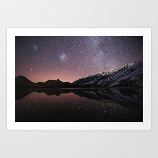 Moke Lake Art Print
