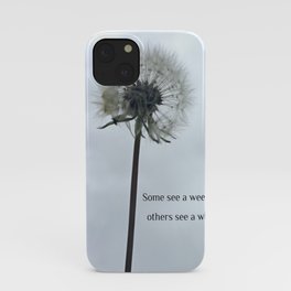 Some See A Wish Dandelion iPhone Case