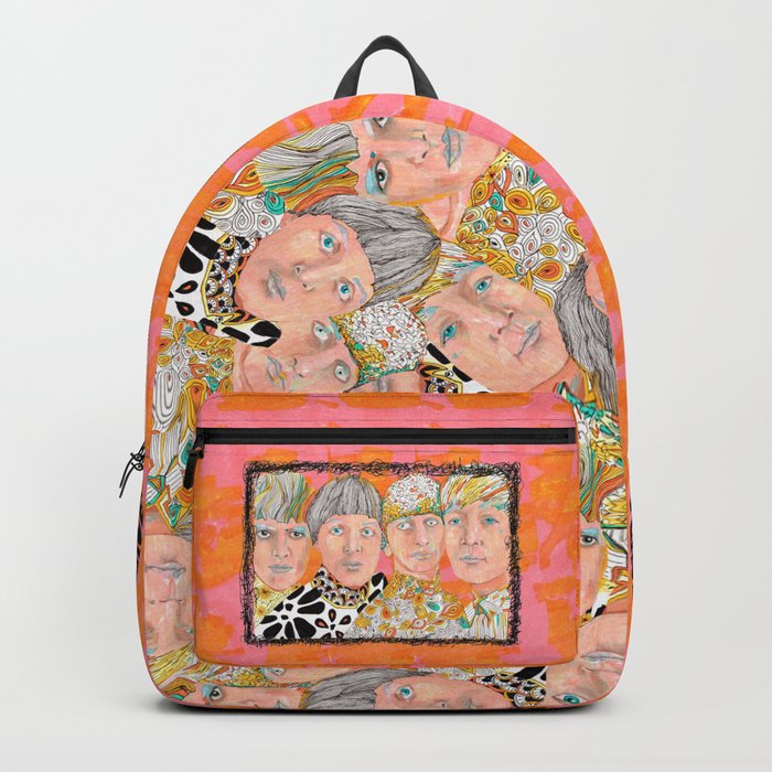The Mop Tops John Ringo Paul George Backpack by Annabell Sousa