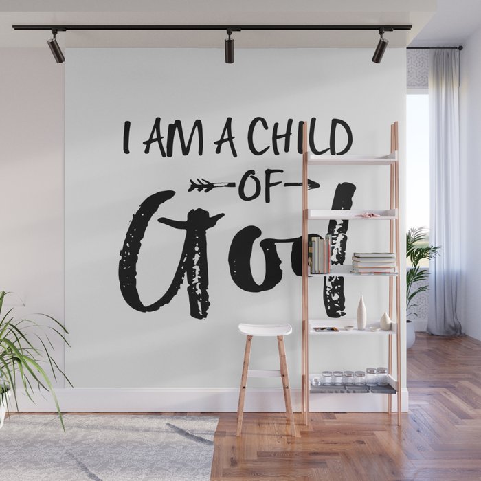 Printable Wall Art I Am A Child Of God Nursery Decor Girls Room