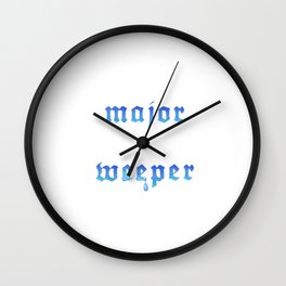 Major Weeper Wall Clock