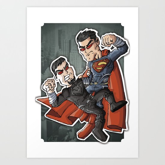Super e Zod Art Print