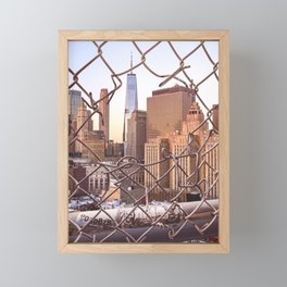 New York City | Skyline View Framed Mini Art Print