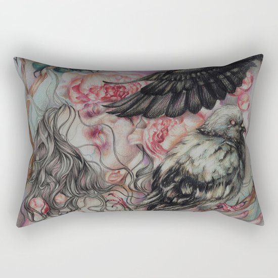Words Unsaid Rectangular Pillow