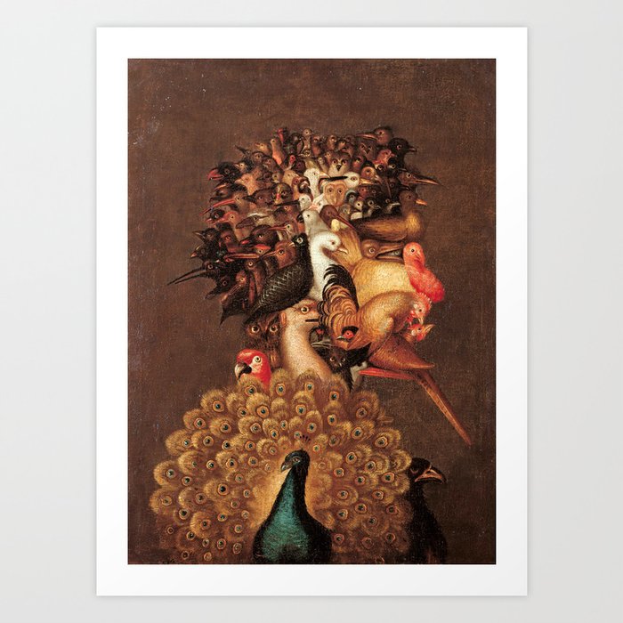 The Air By Giuseppe Arcimboldo The Four Elements Art Print By Fineearthprints Society6