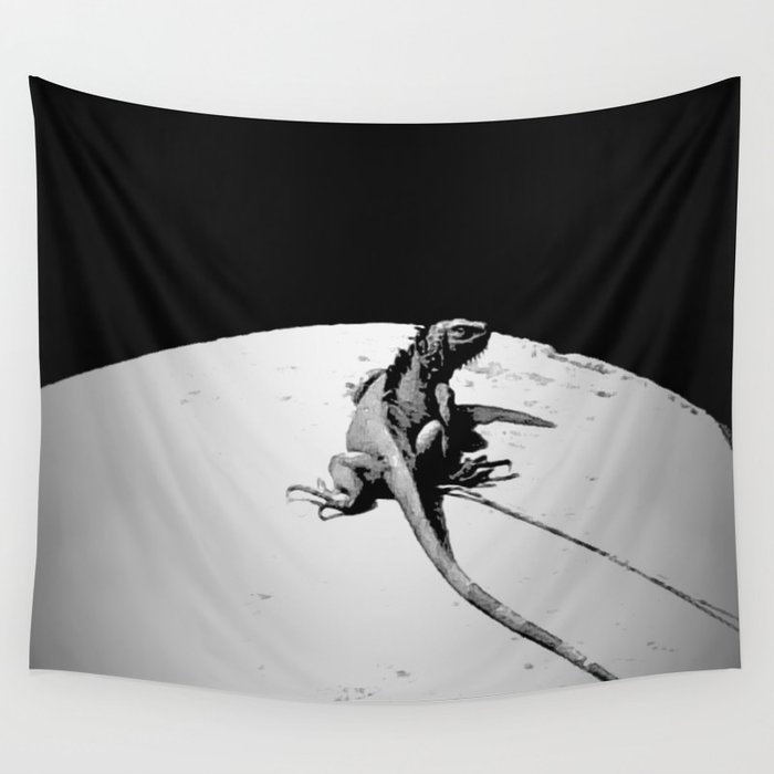 Hanging tapestry on concrete wall deals
