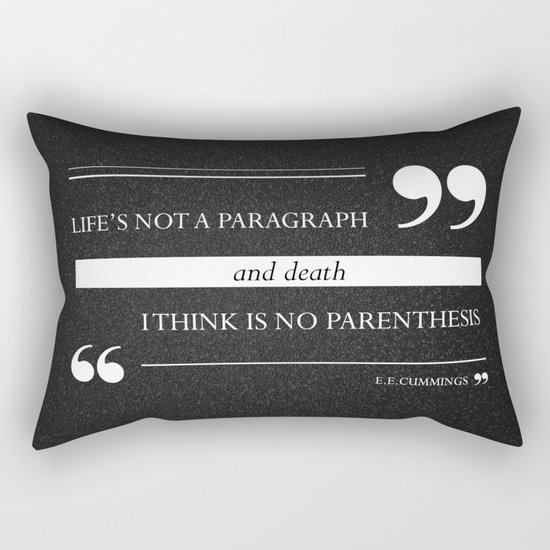 Parenthesis Rectangular Pillow