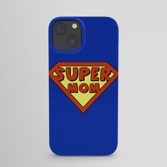 Funny super mom badge iPhone Case by Pixxart | Society6