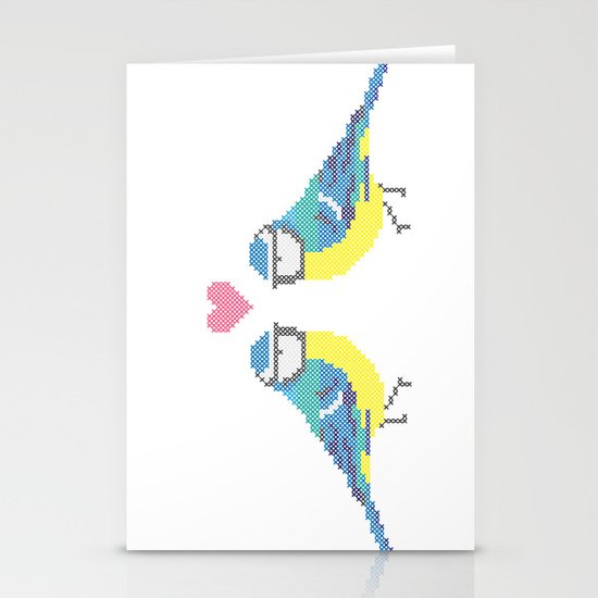 Stitch X Birds Stationery Cards