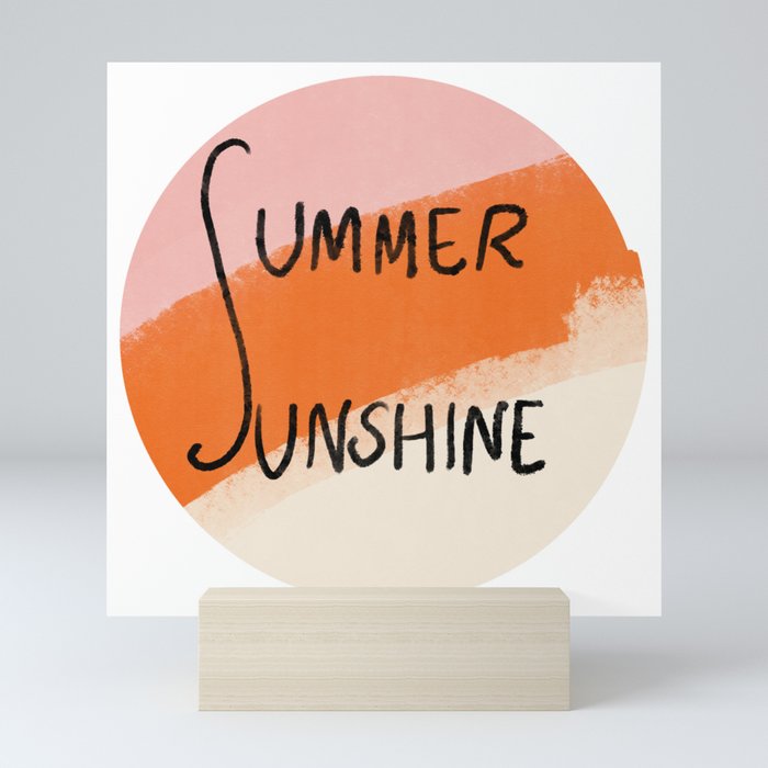 Summer Sunshine  Mini Art Print
