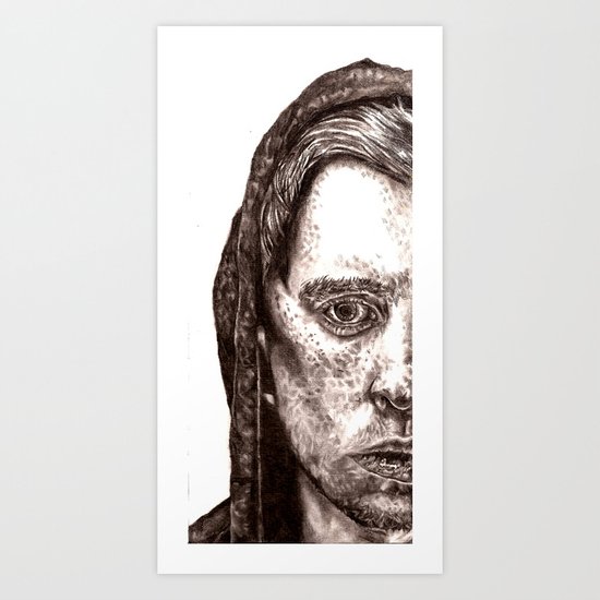 Half Art Print