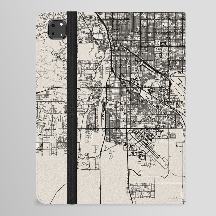 Tucson USA Map Illustration - City Map Drawing -  iPad Folio Case
