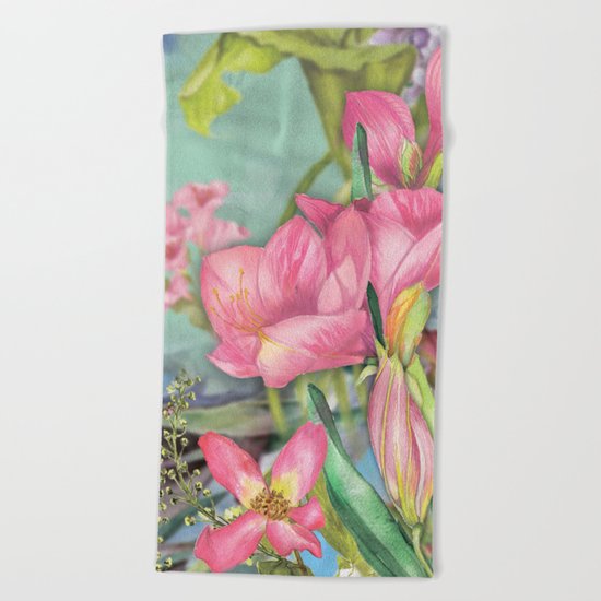 Macro Flower #21 Beach Towel