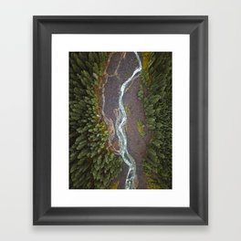PNW River Framed Art Print