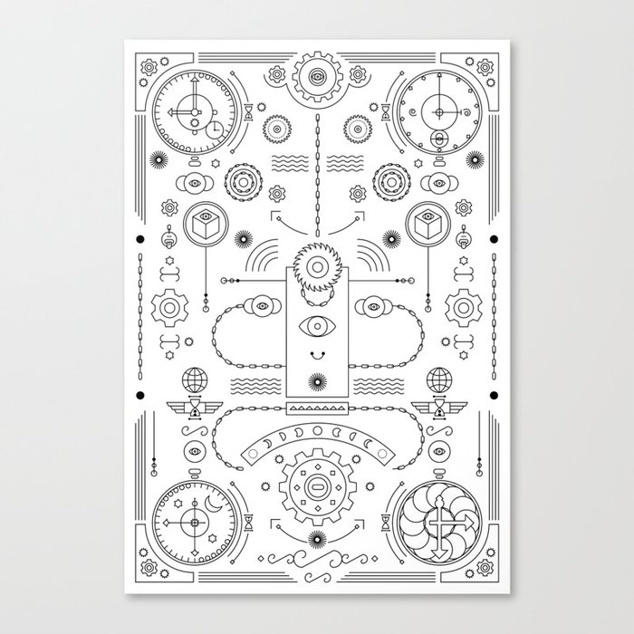 Time Lord Canvas Print