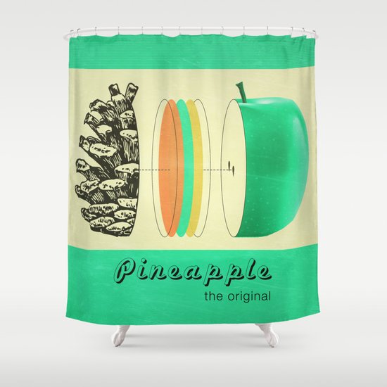pineapple, the original Shower Curtain
