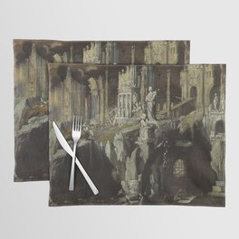 Roman ruins vintage painting Placemat