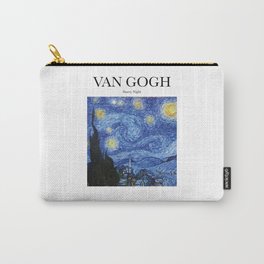 Van Gogh - Starry Night Carry-All Pouch | Colors, Stars, Famous, Oil, Night, Starrynight, Painting, Art, Vincent, Artwork 