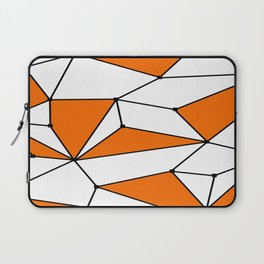 Abstract geometric pattern - orange. Laptop Sleeve