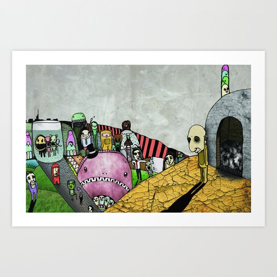 Drip Art Print