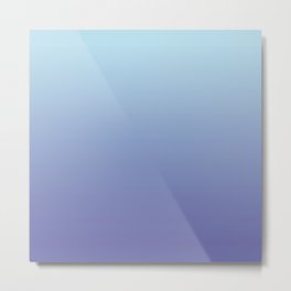 PERIWINKLE BLUE GRADIENT PATTERN  Metal Print