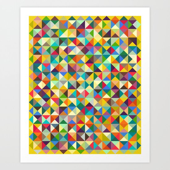 On the beach Art Print