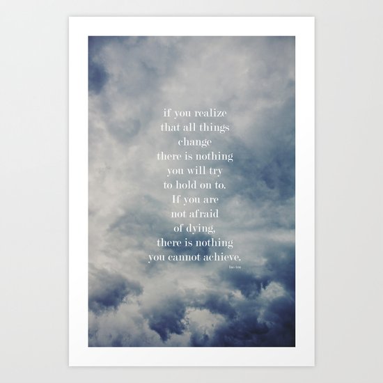 Lao Tzu Art Print