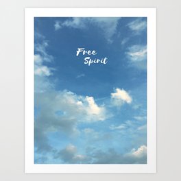 free spirt Art Print