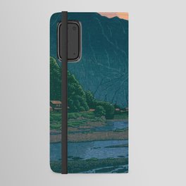 Chichibu In The Evening by Kawase Hasui Android Wallet Case