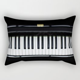 Piano Key Instrument Photography | Music Musician Wall Art  Rectangular Pillow