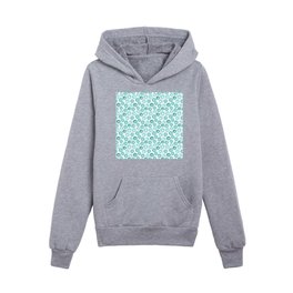 Turquoise Poolside Kids Pullover Hoodies