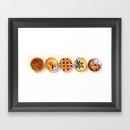 Pies Framed Art Print