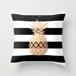 Pineapple Vibes Throw Pillow